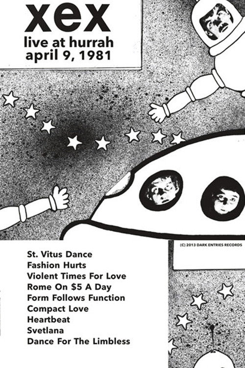 Movie poster for XEX: Live at Hurrah (1981)