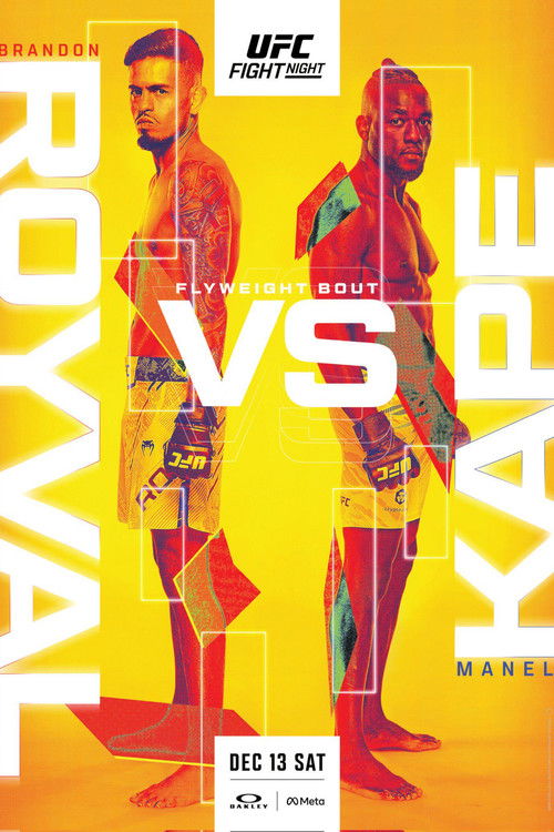 Movie poster for UFC on ESPN 73: Royval vs. Kape (2025)
