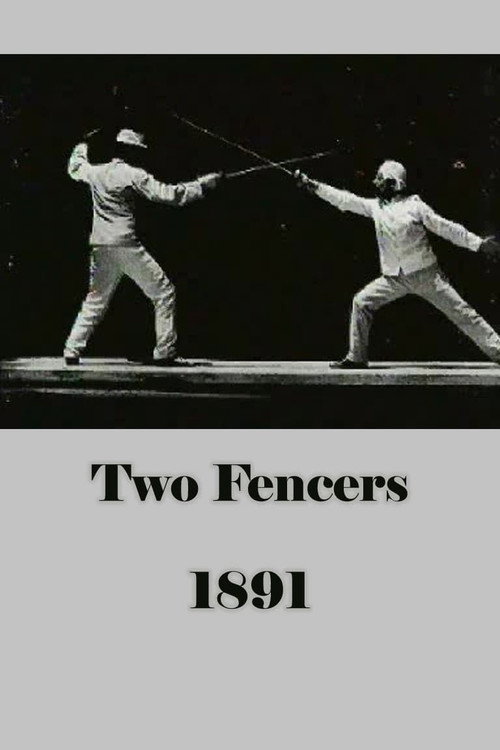 Movie poster for Two Fencers (1891)
