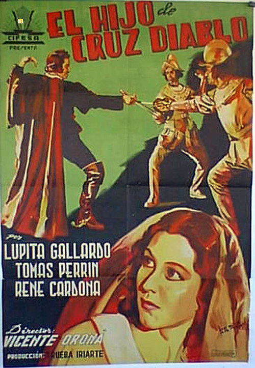 Movie poster for El hijo de Cruz Diablo (1941)