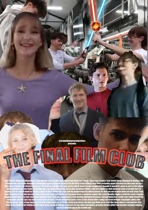 Movie poster for Fade to Ben or The Final Film Club (2025)