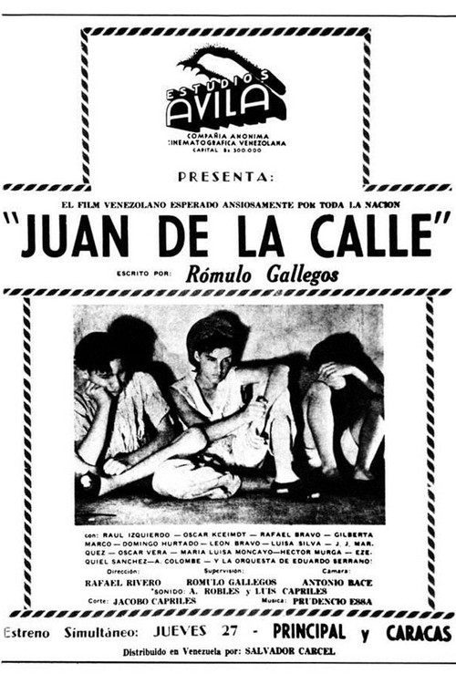 Movie poster for Juan de la calle (1941)