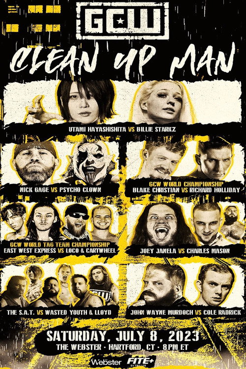 Movie poster for GCW Clean Up Man (2023)