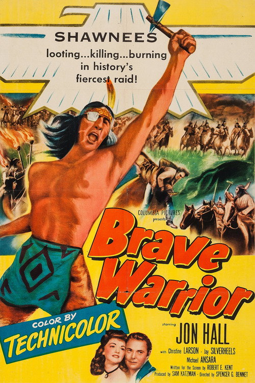 Movie poster for Brave Warrior (1952)