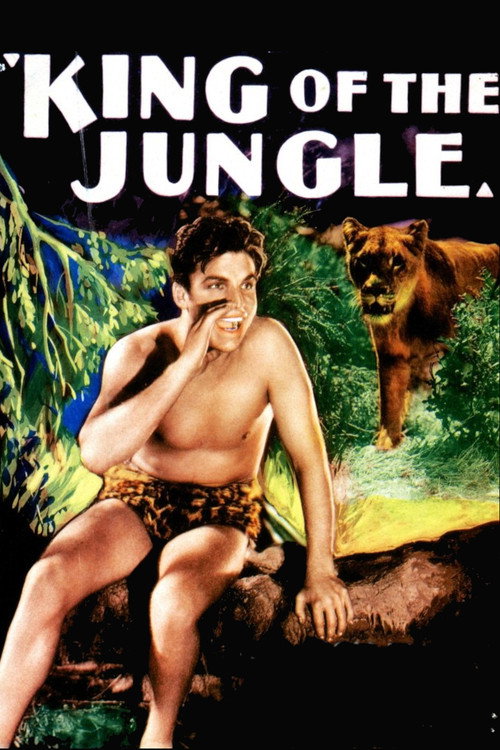 Movie poster for King of the Jungle (1933)