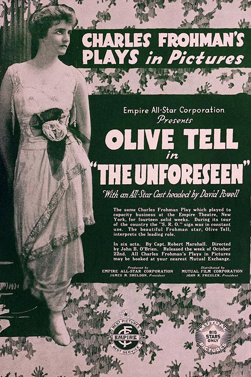 Movie poster for The Unforseen (1917)