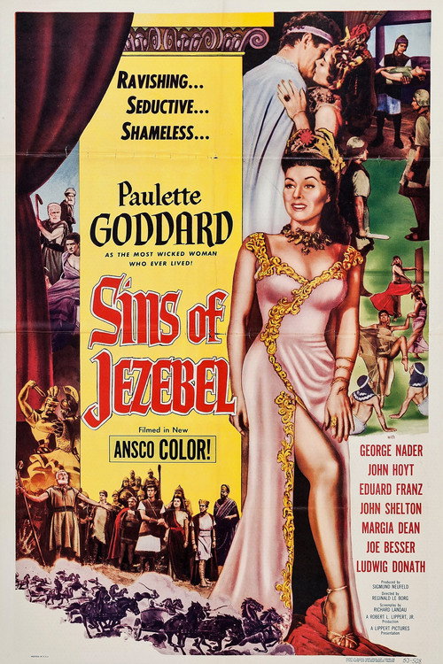 Movie poster for Sins of Jezebel (1953)