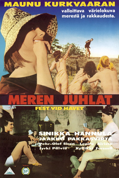 Movie poster for Meren juhlat (1963)
