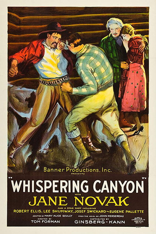 Movie poster for Whispering Canyon (1926)