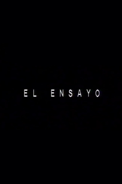 Movie poster for El ensayo (1999)