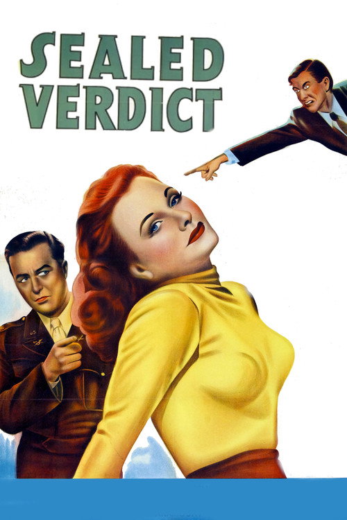 Movie poster for Sealed Verdict (1948)