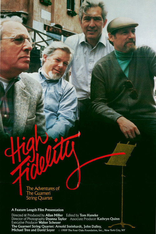 Movie poster for High Fidelity: The Adventures of the Guarneri String Quartet (1989)