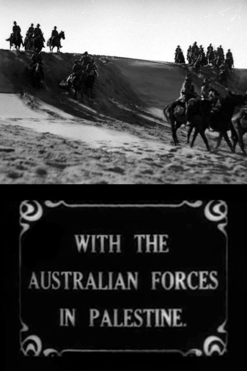 Movie poster for With the Australian forces in Palestine (1919)