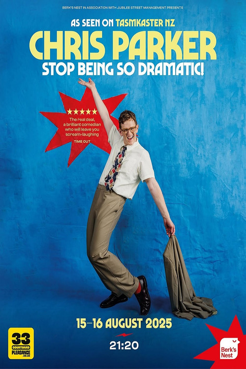 Movie poster for Chris Parker: Stop Being So Dramatic (2026)
