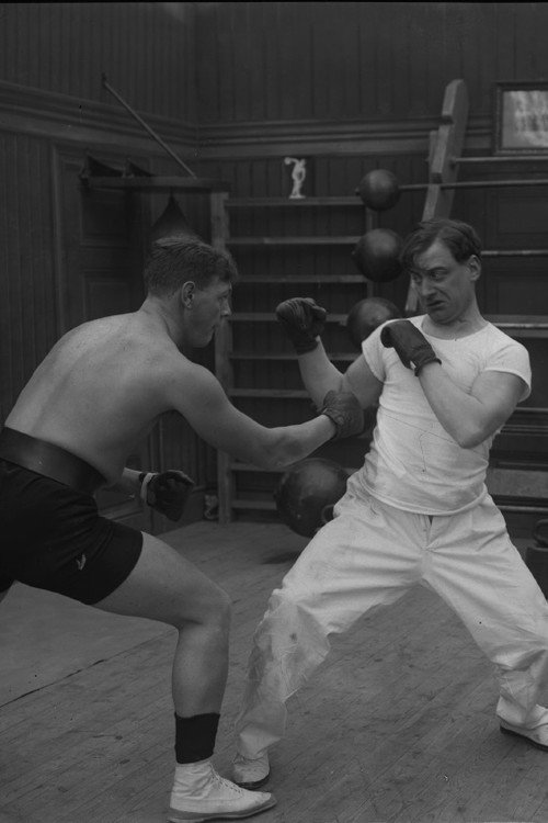 Movie poster for Laban Petterqvist in Training for the Olympic Games (1912)