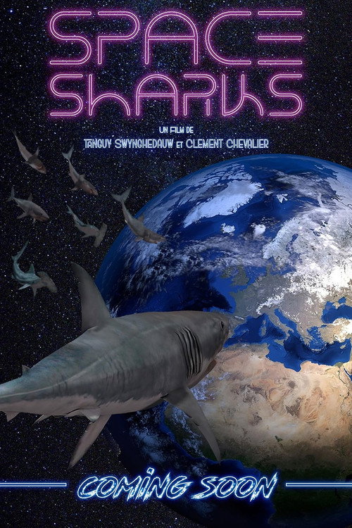 Movie poster for Space Sharks