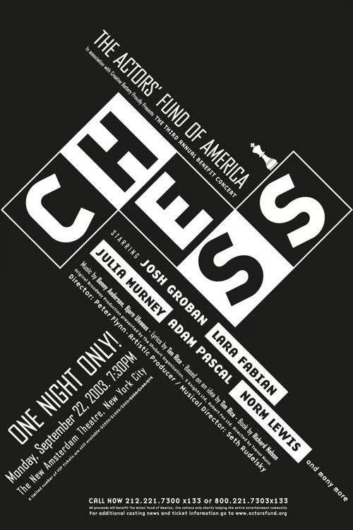 Movie poster for Chess (Actor's Fund of America Concert) (2003)