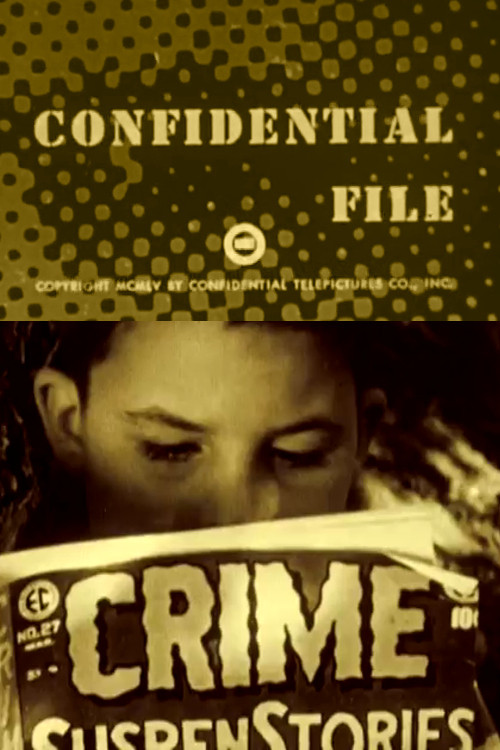 Movie poster for Confidential File: Horror Comics (1955)
