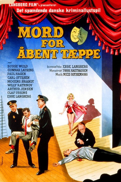 Movie poster for Mord for åbent tæppe (1964)