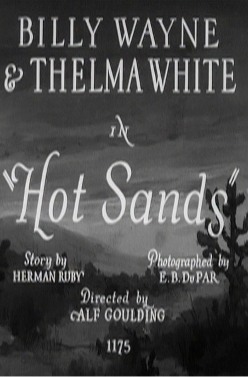 Movie poster for Hot Sands (1931)