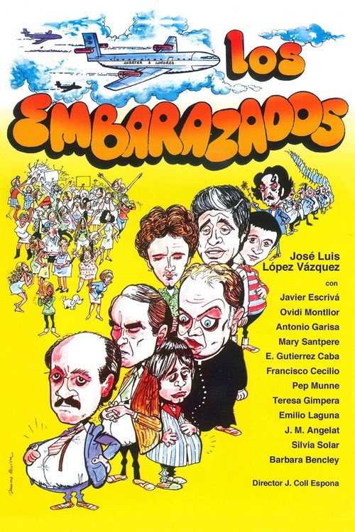 Movie poster for Los embarazados (1982)