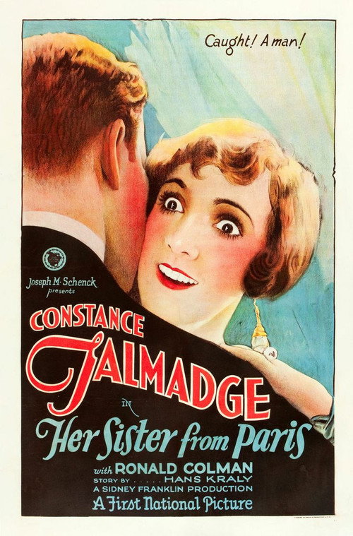 Movie poster for Her Sister from Paris (1925)