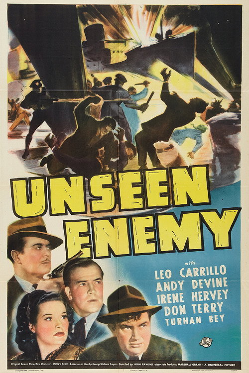Movie poster for Unseen Enemy (1942)