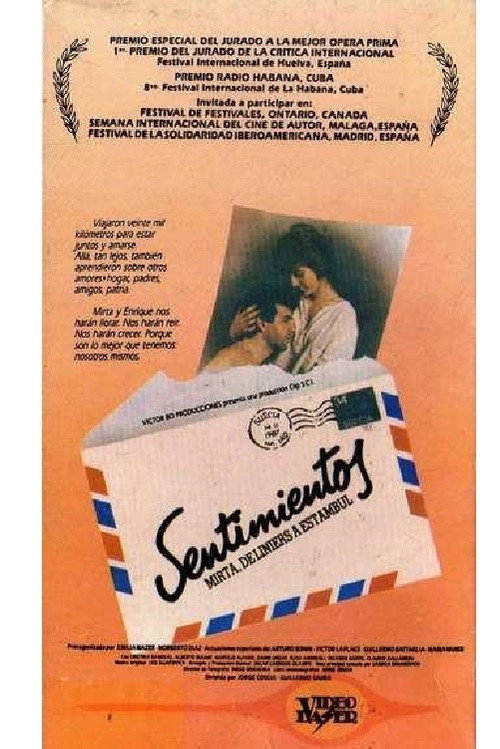 Movie poster for Sentimientos: Mirta, de Liniers a Estambul (1987)