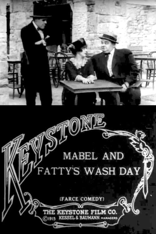 Movie poster for Mabel and Fatty's Wash Day (1915)