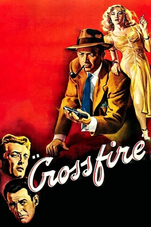 Movie poster for Crossfire (1947)