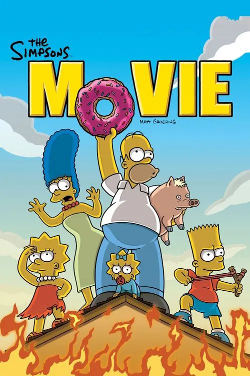 Movie poster for The Simpsons Movie (2007)