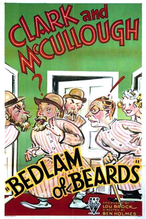 Movie poster for Bedlam of Beards (1934)