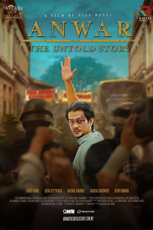 Movie poster for Sinopsis filem Anwar The Untold Story (2023)
