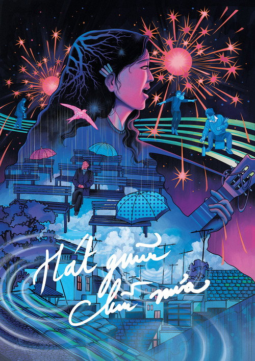 Movie poster for Singing in the Rainy Afternoon (1990)