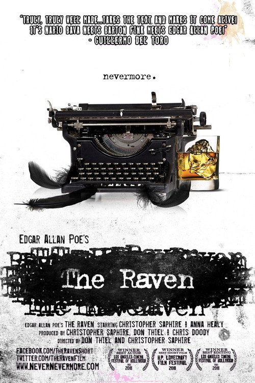 Movie poster for Edgar Allan Poe's The Raven (2011)