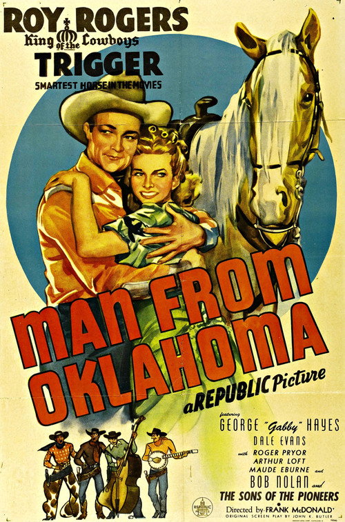 Movie poster for Man from Oklahoma (1945)