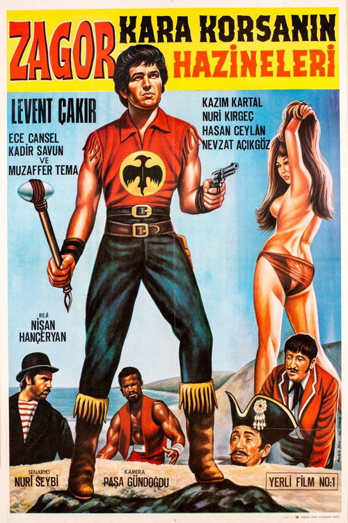 Movie poster for Zagor: The Black Pirate's Treasure (1971)