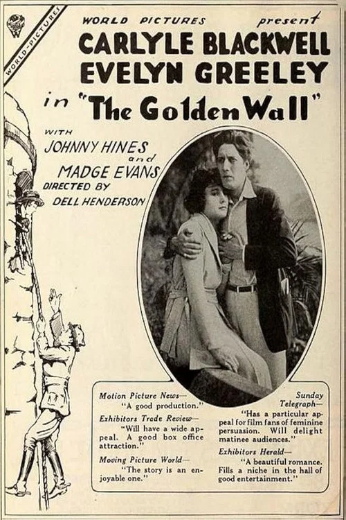 Movie poster for The Golden Wall (1918)