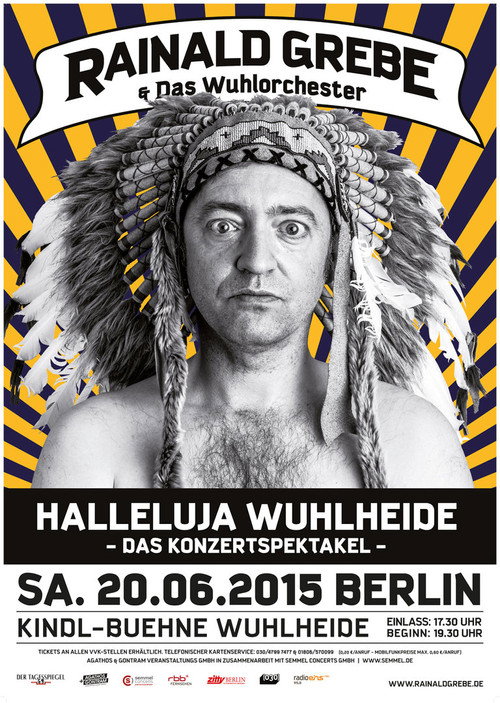 Movie poster for Rainald Grebe: Halleluja Wuhlheide (2015)