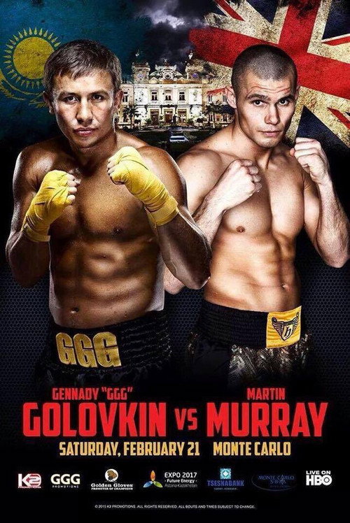 Movie poster for Gennady Golovkin vs. Martin Murray (2015)