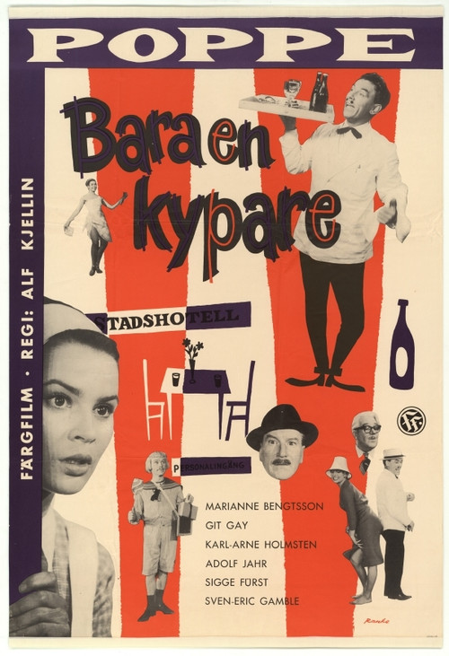 Movie poster for Just a Waiter (1959)