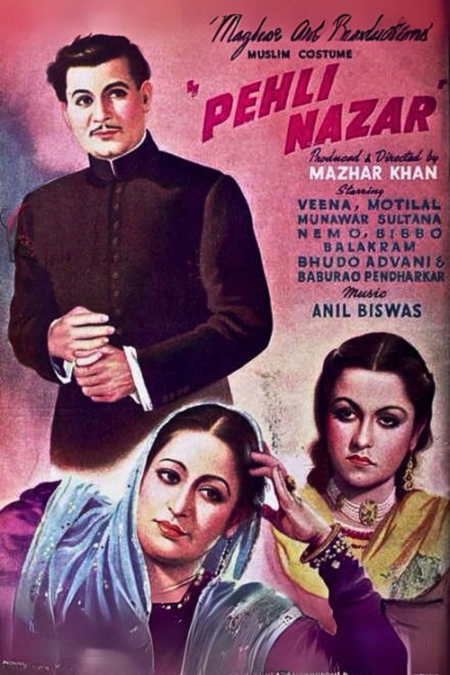 Movie poster for Pehli Nazar (1945)
