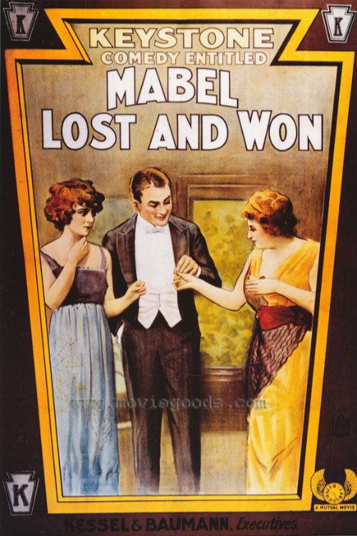 Movie poster for Mabel Lost and Won (1915)