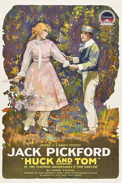 Movie poster for Huck and Tom (1918)
