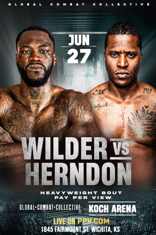Movie poster for Deontay Wilder vs. Tyrrell Herndon (2025)