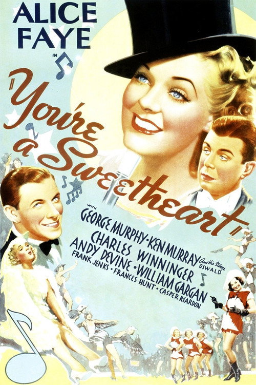 Movie poster for You're a Sweetheart (1937)
