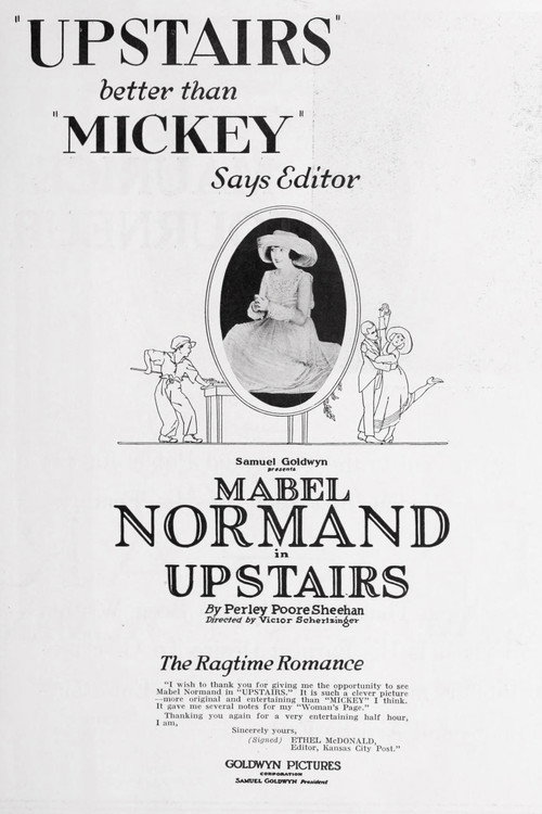 Movie poster for Upstairs (1919)