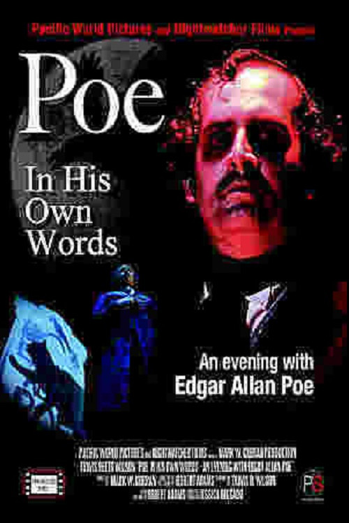 Movie poster for Poe: In His Own Words, An Evening with Edgar Allan Poe (2016)