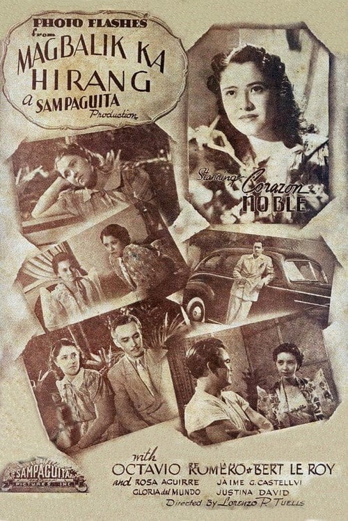 Movie poster for Magbalik ka Hirang (1940)