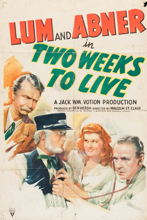 Movie poster for Two Weeks to Live (1943)